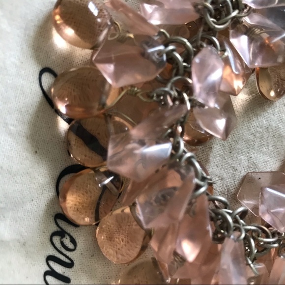 J crew beaded chain bracelet pink - Picture 2 of 6